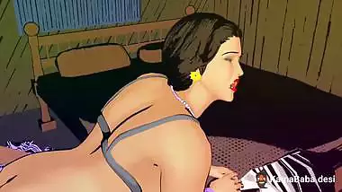 Devar fucks his hot Bhabhi in the cartoon sex video