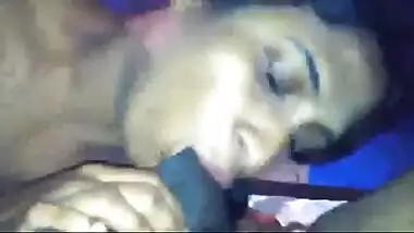 Indian maid blowjob to owner’s black cock mms