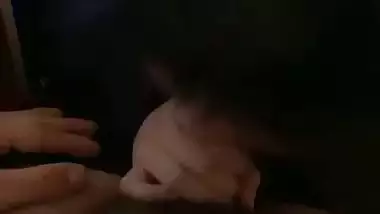 College girl’s erotic desi blowjob to her lover