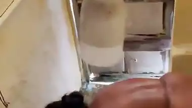 Mature big ass mom ready to take naked bath