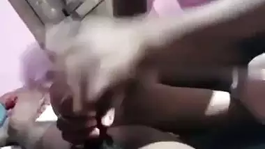 Lonely village girl gives a desi blowjob to her brother