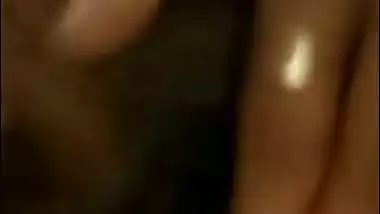 Merged sexy video of Indian hottie Janvi making naked selfie footage