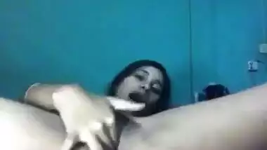 XXX masturbation is an integral part of weekend of skinny Desi teen