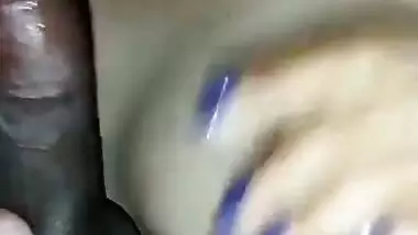 Husband sitting on wife and fucking her mouth viral sex