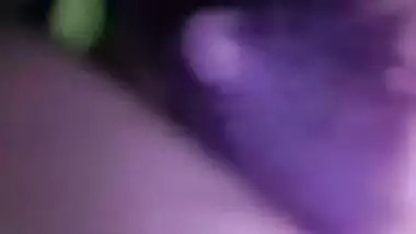 Dark nipples desi girlfriend on video call topless at night