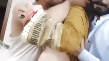 Two Hyderabad boys and a hot babe’s live xxx video