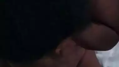 South Indian aunt gives a handjob and blowjob