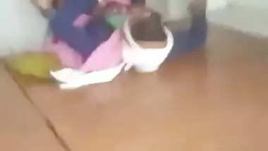 Village aunty boobs press and fucking recorded by other man