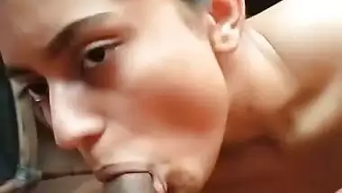 Playing with big dick in her mouth and pussy by desi GF