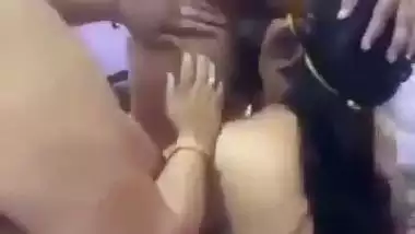 Couples swap their partners in Indian group sex