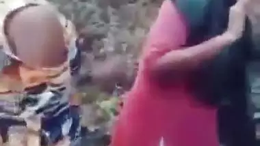 Desi Lesbian kiss for TikTok fame