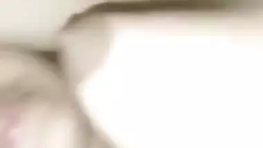 Girlfriend tight vagina fucking by boyfriend from back