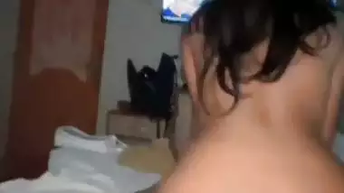 Girlfriend riding condom dick of boyfriend viral MMS