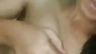 Cute Indian Girl Boob Selfie