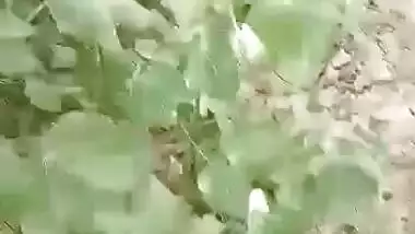 Village couple caught fucking outdoor