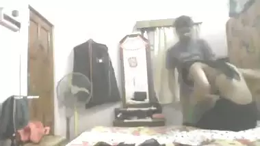 Bhai behan ready for action when parents went out