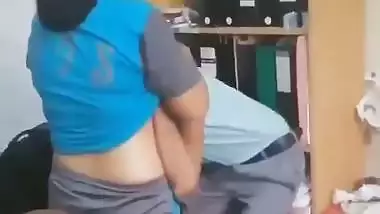 Office trainee boob sucking video