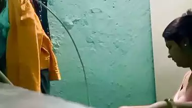 Sexy mom dress change caught by horny son viral MMS