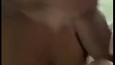 Big ass grinding girlfriend in hardcore sex with cum drink