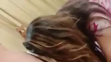 Cute Indian escort blowjob to rich client in hotel room