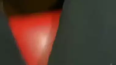 Boob show in restaurant and blowjob by dehati burkha GF