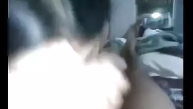 Desi sister blowjob and pulling brother’s dick mms